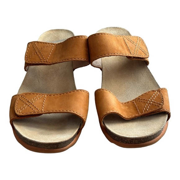 Dansko Women's Maddy Milled Nubuck Leather Orange Sandals Size 40 EU /9.5-10 US - Picture 11 of 12